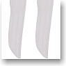 50cm Garter Stocking (White Stripe) (Fashion Doll)