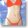 Swim Wear / Bikini (Orange) (Fashion Doll)