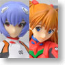 Rebuild of Evangelion PM Figure Girl with Chair Ayanami Rei & Shikinami Asuka Langley 2 pieces (Arcade Prize)