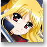 [Magical Girl Lyrical Nanoha The Movie 1st] Large Format Mouse Pad [Fate Testarossa Barrier Jacket Ver.] (Anime Toy)