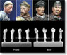 Panzer Crew Head & Hands #2 (Plastic model)