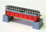Deck Gutter Bridge compatible with B-Train Shorty(Unassembled Kit) (Model Train)
