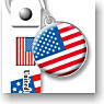 Flags of the World Strap 02 (America) (Anime Toy)