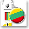 Flags of the World Strap 11 (Lithuania) (Anime Toy)