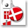 Flags of the World Strap 18 (Denmark) (Anime Toy)