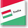 世界の国旗 モバイルフォンケース(3G対応)D (イタリア) (キャラクターグッズ)