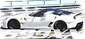 フェラーリ 599XX 2010年 ホームステッド マイアミ (ホワイト/No.2) (ミニカー)