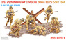 U.S. 29th Infantry Division (Omaha Beach, D-Day 1944) (Plastic model)