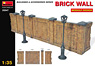 Brick Wall Diorama Accessory (Plastic model)
