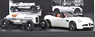 アルファ・ロメオ 100周年記念 「8C エボリューション」 (P3、8C スパイダー 2台セット) (ホワイト) (ミニカー)