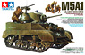 U.S. Light Tank M5A1 Hedgehog Pursuit Operation Set (Plastic model)