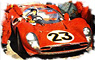 フェラーリ 330 P4 スパイダー `S.E.F.A.C.` デイトナ24h 1967 ウィナー No.23 (ミニカー)