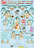 GSR Character Customize Series: Decals 017 - 1/24th Scale Racing Miku vol.2 (Anime Toy)