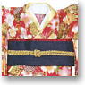 PNM Kimono Set -Sakuragasane- (Red) (Fashion Doll)