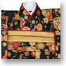 50cm Kimono Set -Marizakura- (Black) (Fashion Doll)