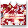 50cm Kimono Set -Botanshigure- (Red) (Fashion Doll)