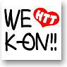 K-On!! T-shirt We Love K-on!! White S (Anime Toy)