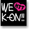 K-On!! T-shirt We Love K-on!! Black S (Anime Toy)