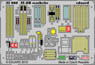AV-8B Harrier Seat Belt Color Etching Parts (Plastic model)
