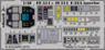 F-22A Raptor Meter Board / Seat Belt Color Zoom (w/Adhesive) (Plastic model)