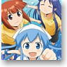 Chara Sleeve Collection Shinryaku! Ika Musume [Ika Musume & Aizawa Sisters] (No.015) (Card Sleeve)