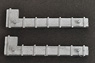 16番(HO) AU26Jタイプクーラー用配管カバー L字型ダクト・左折 (2個入) (鉄道模型)