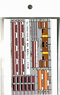 24系北斗星DX編成 (基本) 個室内壁面シート (KATO 10-831用) (鉄道模型)