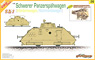 Schwerer Panzerspahwagen Kommandowagen / Infanteriewagen (2 in 1) + Armored Reconnaissance Figure Set (Plastic model)