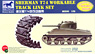 Sherman T74 Workable Track Link Set (Plastic model)