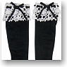 50cm Lolita High Socks (Black) (Fashion Doll)