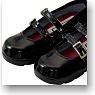 50cm Strap Shoes (Black) (Fashion Doll)