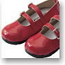 50cm Strap Shoes (Red) (Fashion Doll)