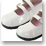 50cm Strap Shoes (White) (Fashion Doll)