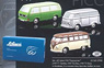 ピッコロ VW トランスサポーター 60周年記念セット 木製ボックス入り VW T1 サンバ/VW T2a バス/VW T3 バス (ミニカー)