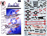 Decal for A-4L Skyhawks U.S. Navy Attack Aircraft (Plastic model)