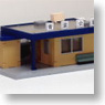 Post-house Flat Roof for B-Train Shorty (Unassembled Kit) (Model Train)