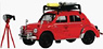 ルノー 4CV スイス消防車 (レッド) (ミニカー)