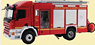 スカニア キャビンコート FPT 消防車 (レッド) (ミニカー)