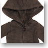 PNM Fluffy Hood Cardigan (Brown) (Fashion Doll)