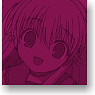 Angel Beats! Garudemo Yui T-shirt Argyle Purple M (Anime Toy)