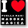 Puella Magi Madoka Magica Tote Bag I Love Black (Anime Toy)