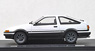 トヨタ スプリンタートレノ AE86 [アロイホイール] (ホワイト/ブラック) (ミニカー)