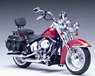 2010 ハーレーダビットソン FLSTC Heritage Softail Classic （レッド） (ミニカー)