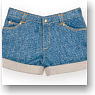 50cm Denim Short Pants (Light Blue) (Fashion Doll)