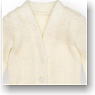 50cm Long Knit Cardigan (Off White) (Fashion Doll)