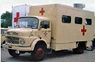 MB L911 ボックストラック Rot-Kreuz (サンドベージュ) (ミニカー)