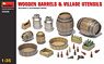 Wooden Barrels & Village Utensils (Plastic model)