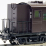 J.N.R. MANU34 Heated Car (Late Type Increased Charcoal) (Unassembled Kit) (Model Train)