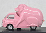 フィアット 600D ムルティプラ 子豚の貯金箱 (ピンク) (ミニカー)
