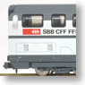 SBB CFF FFS IC2000 1.Kl.AD-Wagen (スイス国鉄 IC2000形 2階建客車・荷物室付1等車) ★外国形モデル (鉄道模型)